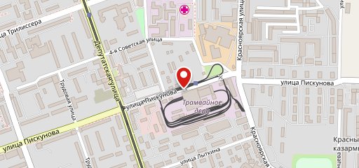 Берёзка на карте