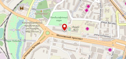 Берёзка на карте