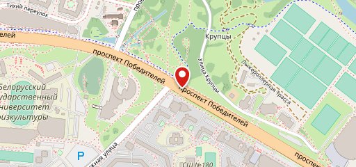 Берёзка на карте
