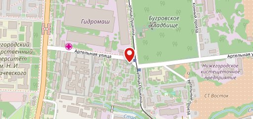 Березка на карте