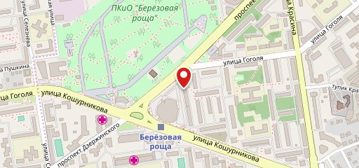 Березка на карте