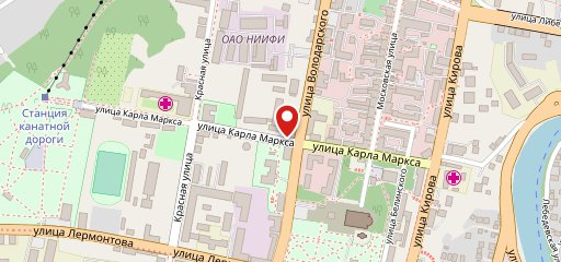 Березка на карте