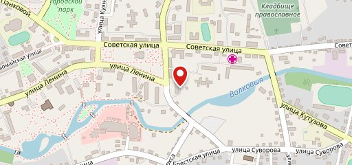 Берёзка на карте