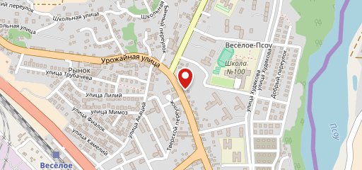 Берёзка на карте