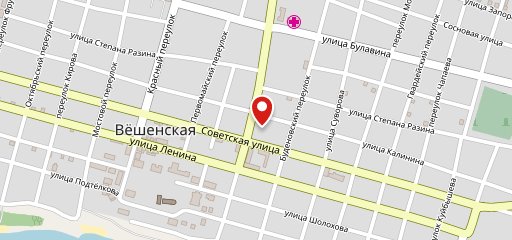 Берёзка на карте