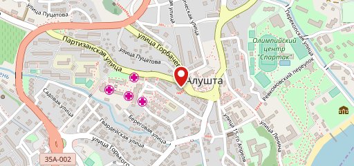 Берёзовая роща на карте