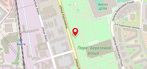 Березовая роща на карте