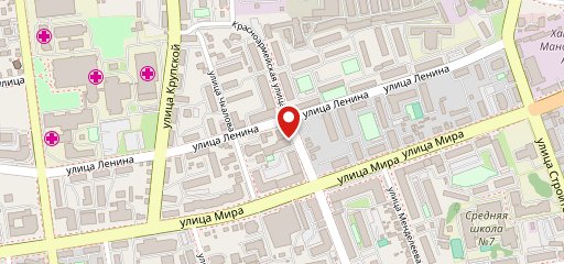 Берлога Бар на карте