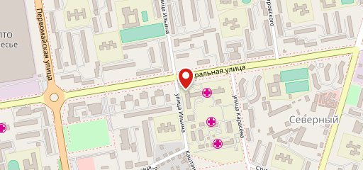Берлога на карте