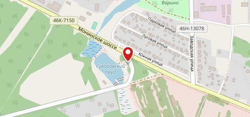 Берёзка на карте