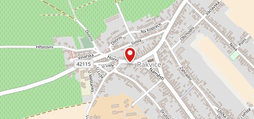 Restaurace a ubytování Beseda Rakvice на карте