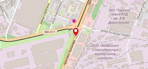 Бесединский хлеб на карте