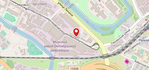 Белы Наліў на карте