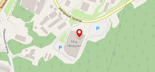 Большая ложка на карте