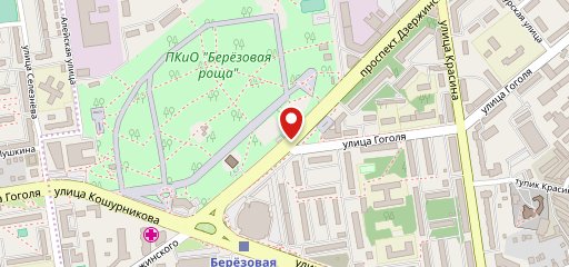В Березовой роще на карте