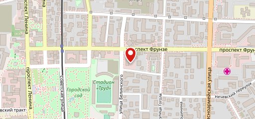 молодежное на карте