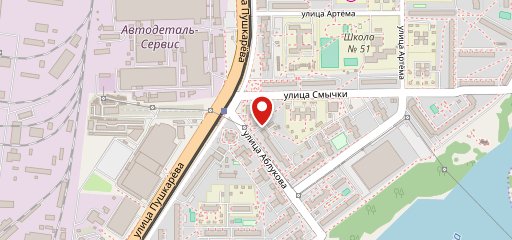 Шаурма на углях на карте