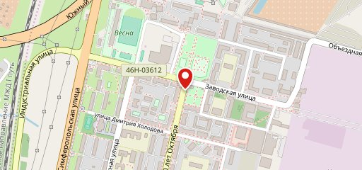 Бистро на 40 лет Октября на карте
