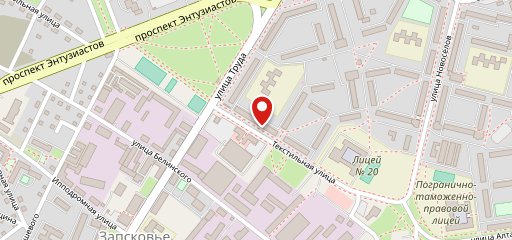 Бистро на Текстильной на карте