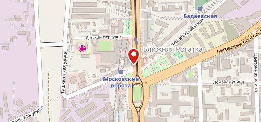Бистро на Московском проспекте, 105 корп. 2 на карте