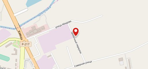Бистро в Тепличном на карте