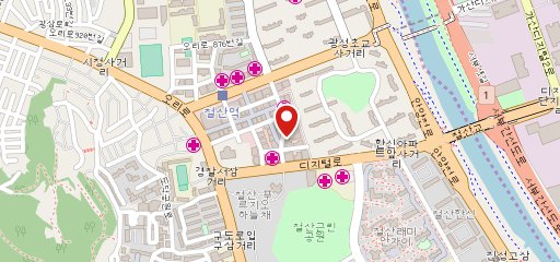 동대문엽기떡볶이 철산점 на карте