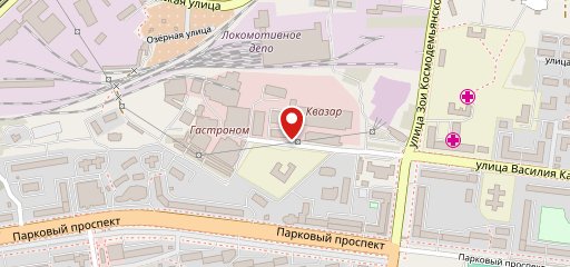 Блик на карте