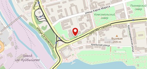 Блинная на карте