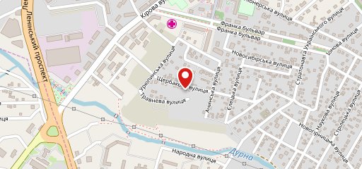 Блин Donetsk на карте