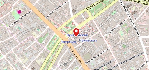 Блинчики на Страстном на карте