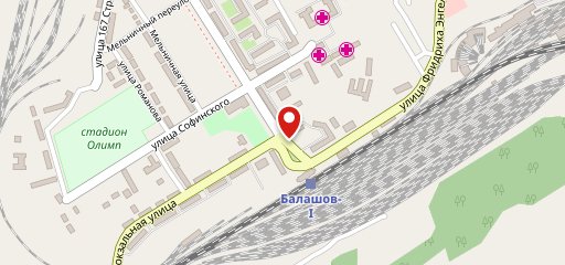 Блинная на карте