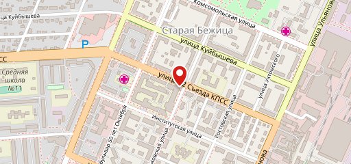 Блинная на карте