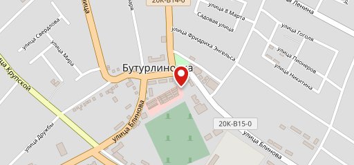 Блинная на карте