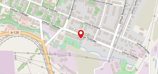 Блинная на карте