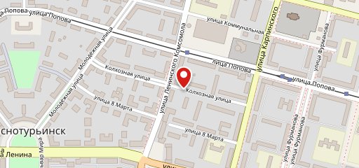 Блинная на карте