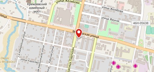 Блинная на карте