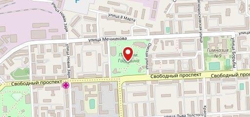 Блинная на дорожку на карте
