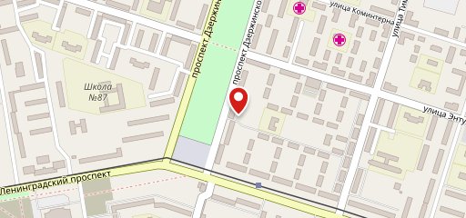 Блинная на карте