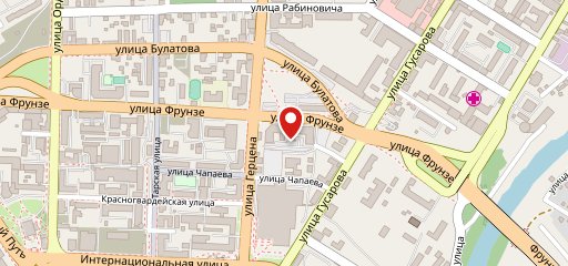 Блинная на карте