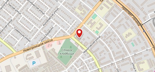 Блинная на карте