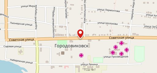 Блинная на карте