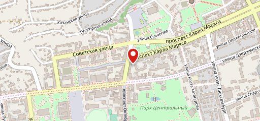 Блинная, Кафе на карте