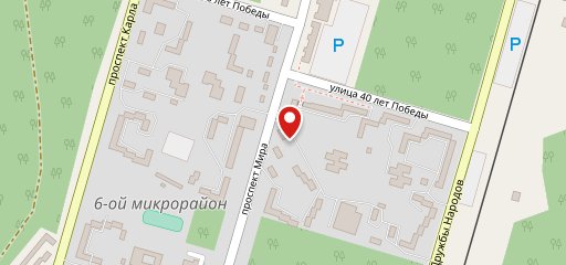 Блинная на карте