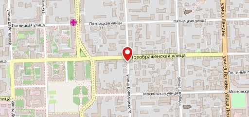 Блинная на карте