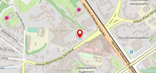 Столовая на карте