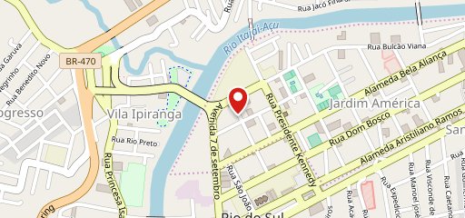 Bloco F на карте
