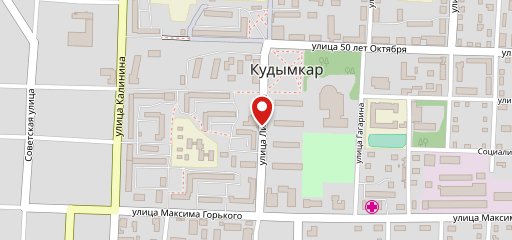 Национальный на карте