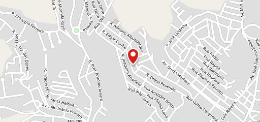 Boca Roxa Cataguases MG на карте