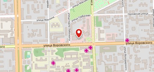 Бодрящий поцелуй на карте