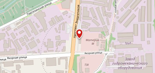 Бодрый кофе на карте